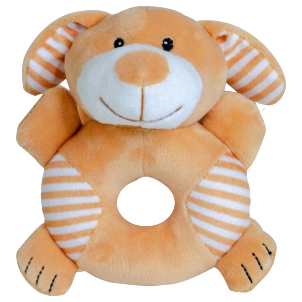 Babyworks - Cuddle Rattle - Sandy Dog