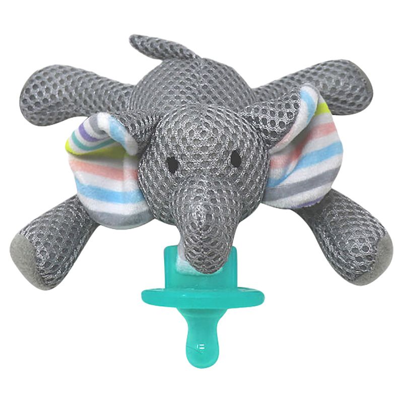 Babyworks - Pacifier Friend W/ Pacifier - "Elly" Elephant