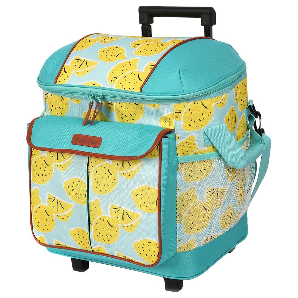 Arctic Zone - Insulated Rolling Tote - Lemonade