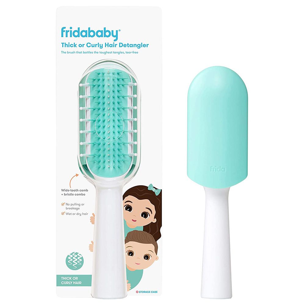 Fridababy - Baby Thick Or Curly Hair Detangling Kids Brush