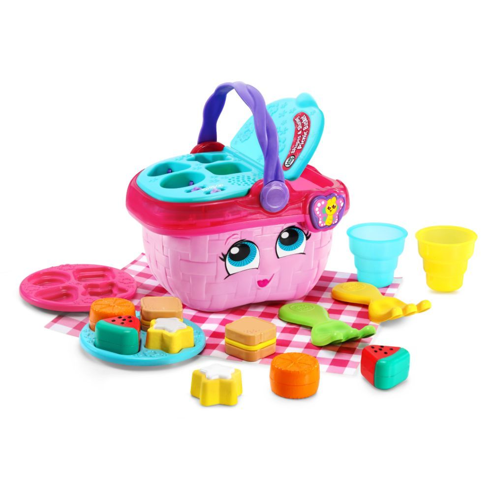 LeapFrog - Shapes and Sharing Picnic Basket Pink