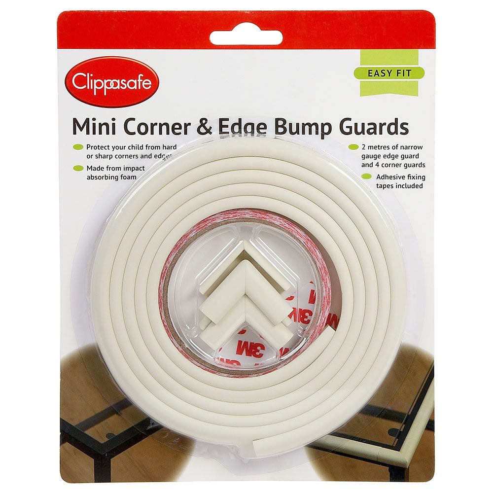 Clippasafe Mini Corner & Edge Bump Guards - Cream