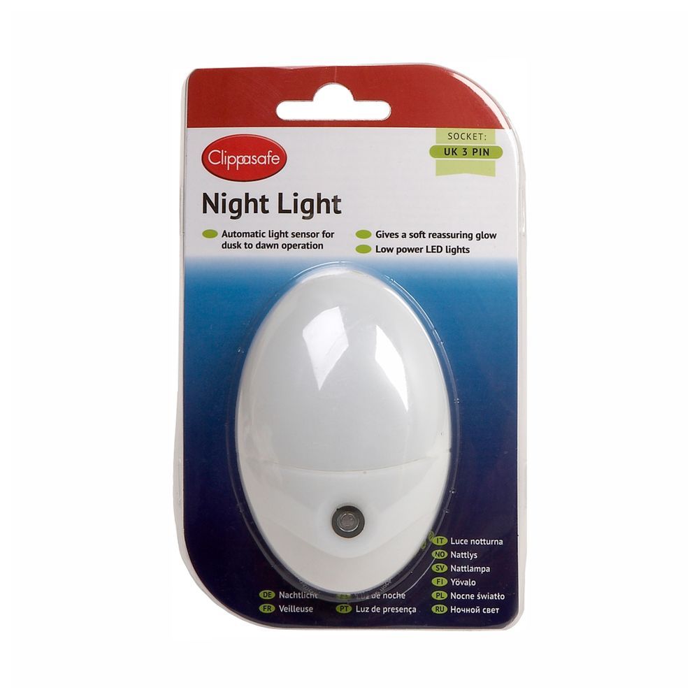 Clippasafe - Night Light with Light Sensor - Warm White