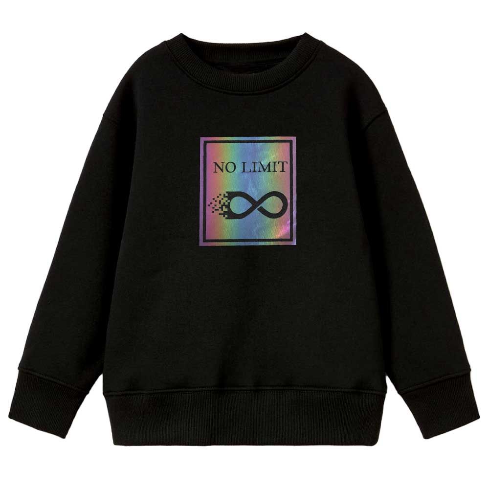 Aiko - Boys Stylish Printed Sweatshirt - Black