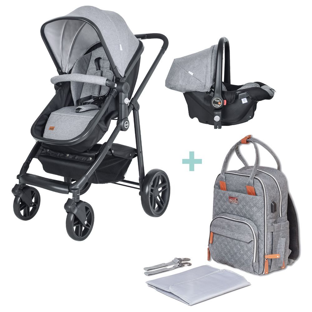 Moon - Tres 3-in-1 Travel System & NUTRA Diaper Backpack