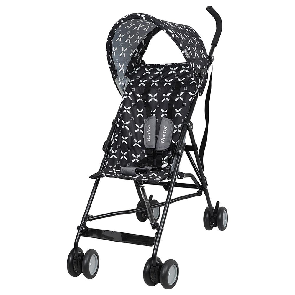 Nurtur - Rex Buggy Lightweight Stroller - Black/White