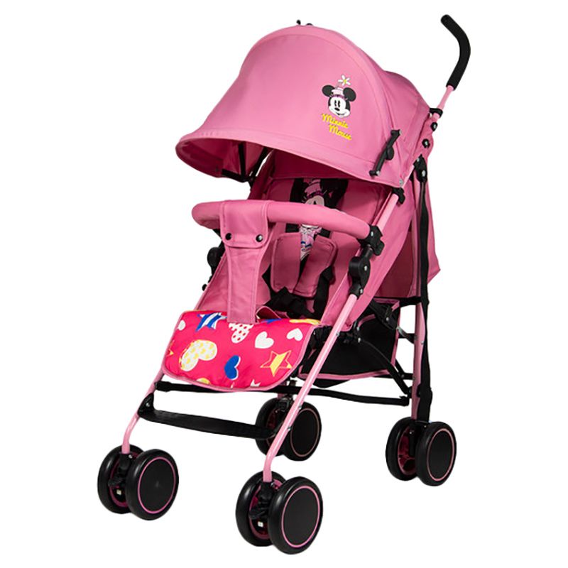 Disney - Minnie Mouse Lightweight Adventure Stroller w/ Storage Cabin