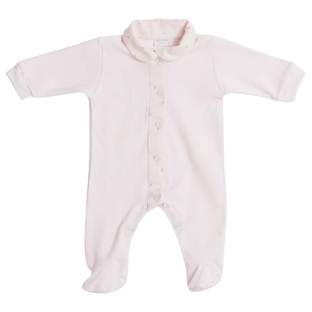 Gloop - Babygrow Summer Bodysuit - Blush Rose