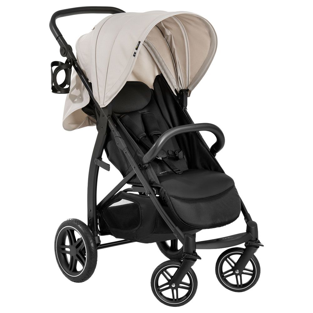 Hauck - Rapid 4D Stainless Steel Stroller - Beige