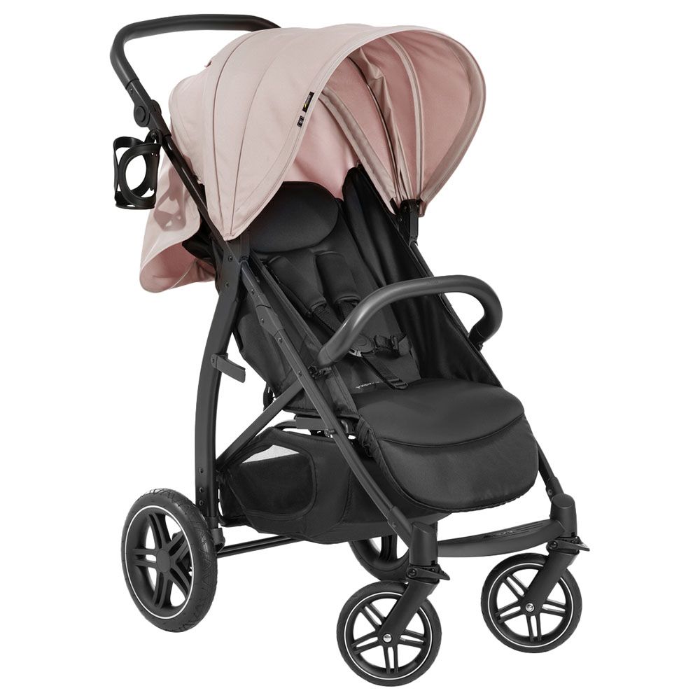 Hauck - Rapid 4D Stainless Steel Stroller - Rose