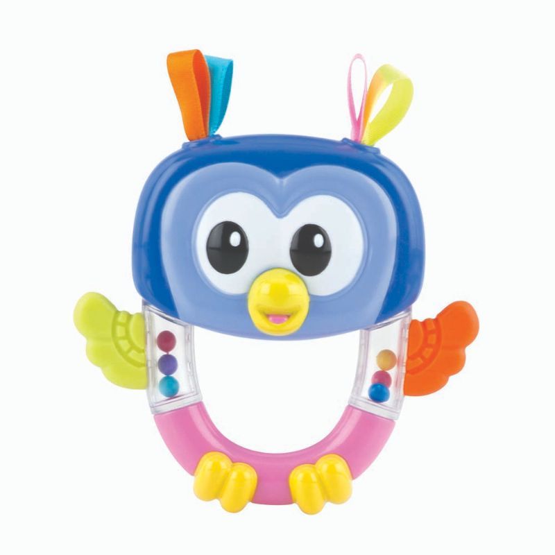 Nuby - Rattle Pals Teether - Purple Owl 