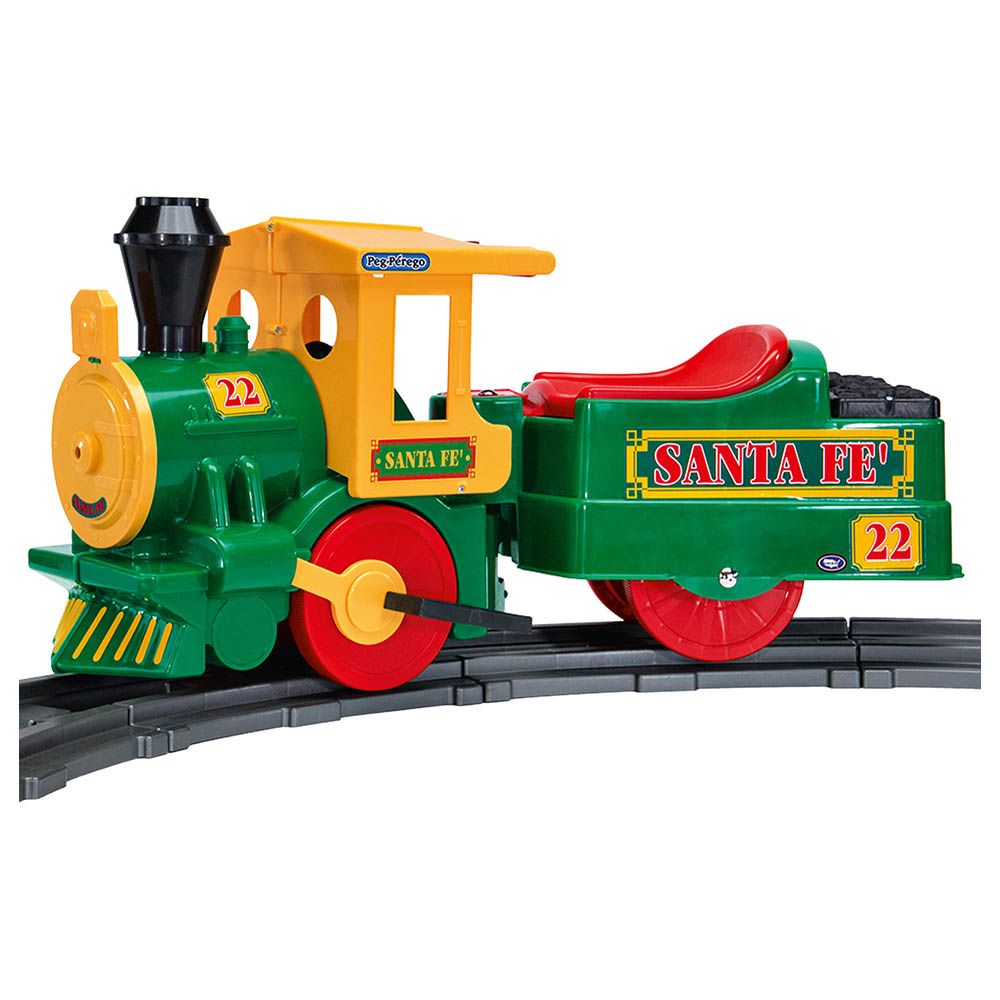 Peg Perego - Santa Fe Train  Ride On Toy - Green