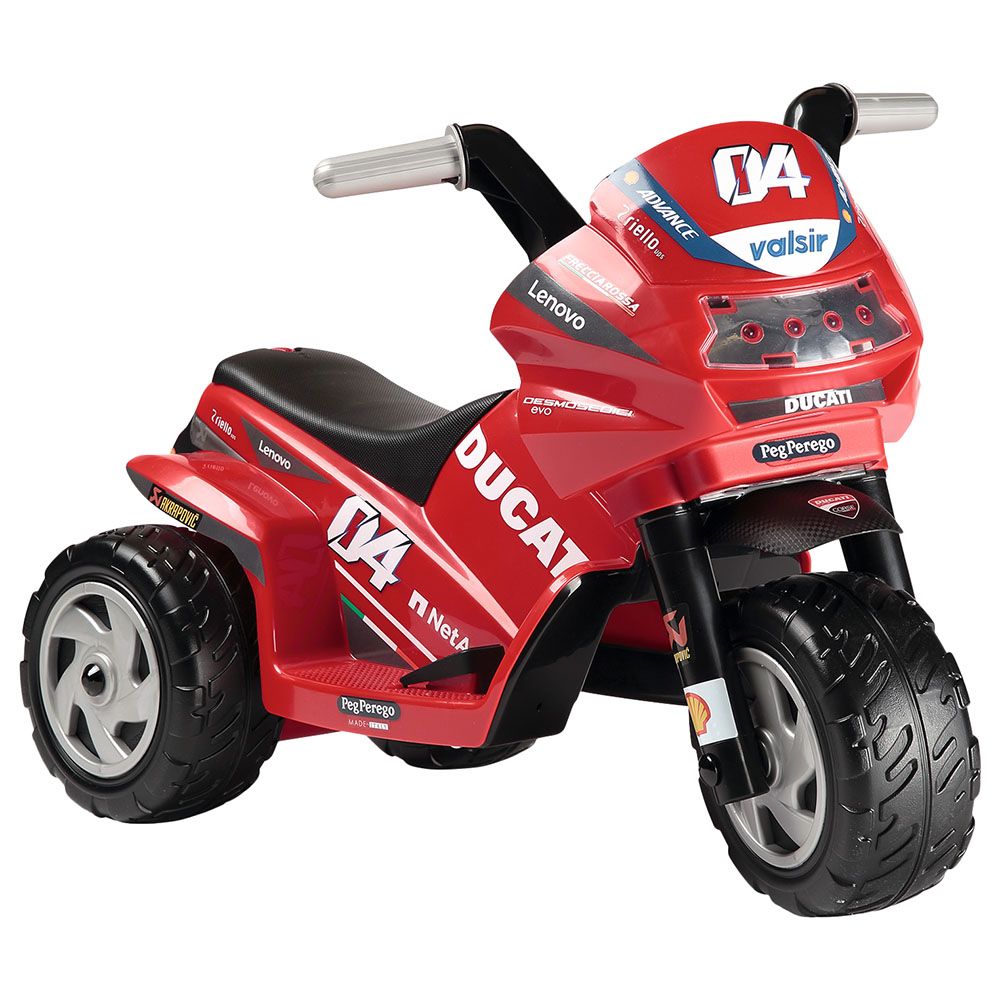 Peg Perego - Ducati Mini Evo Ride On Toy - Red