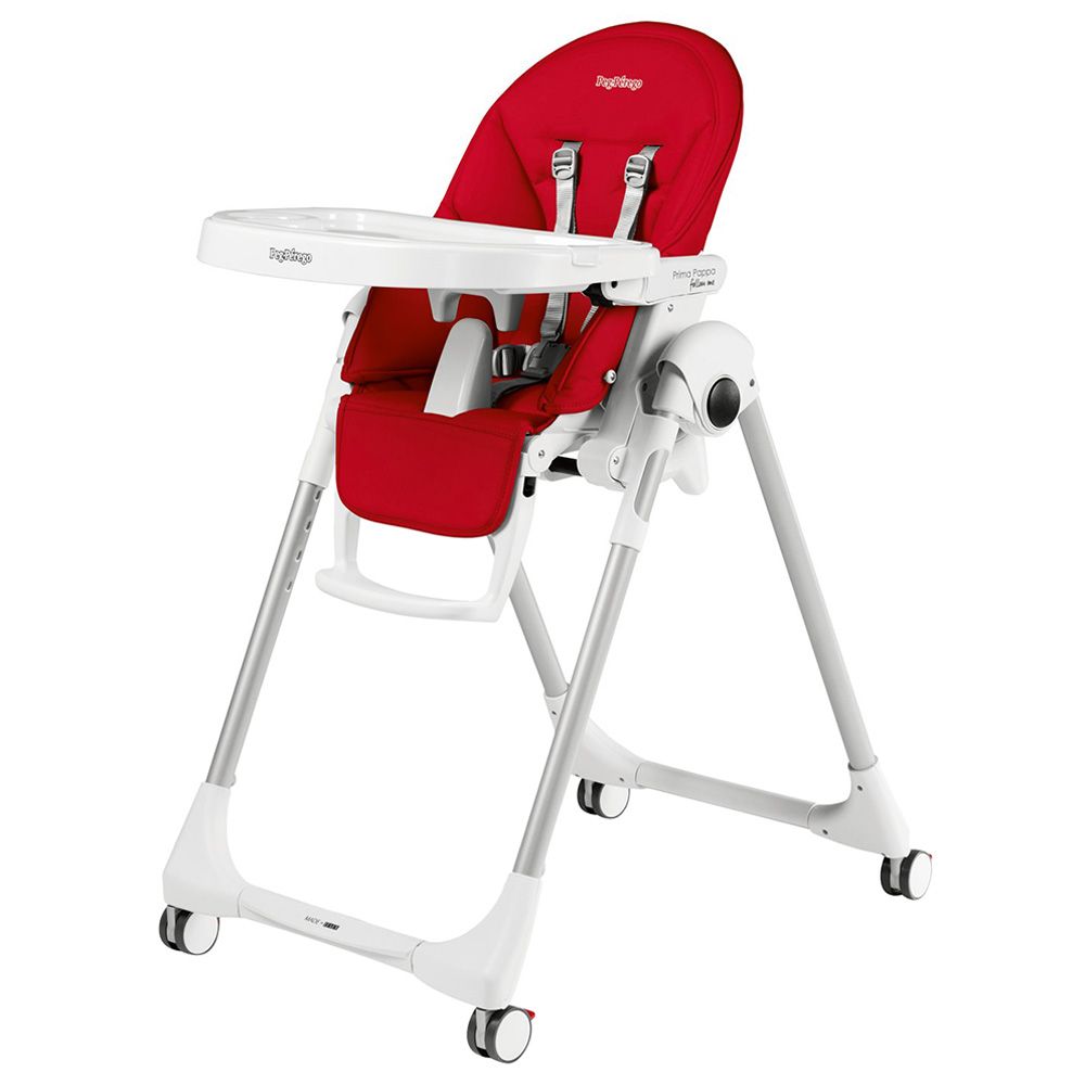 Peg Perego - Prima Pappa Follow Me Fragola Highchair - Red