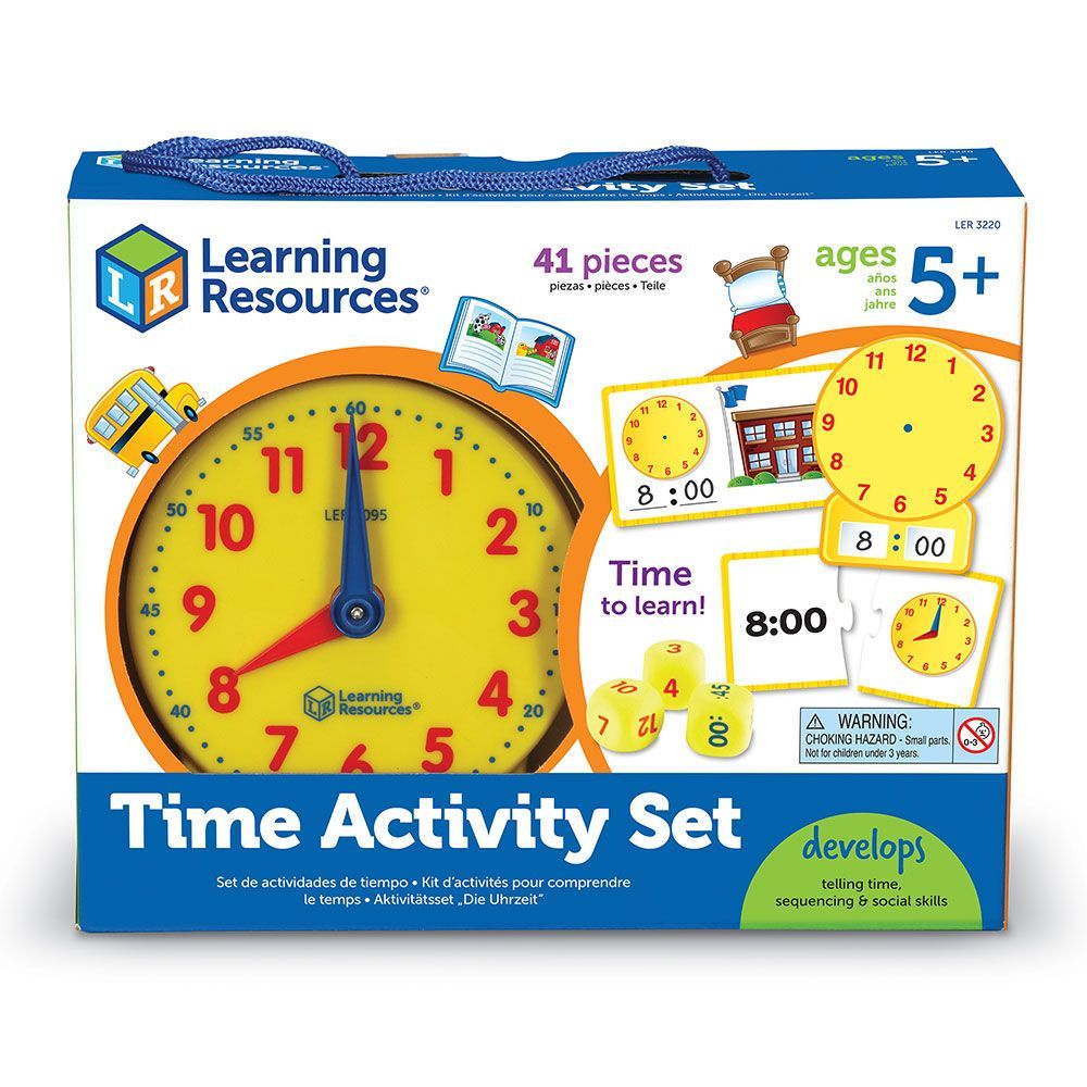 Learning Resources - Time Activity Set 41Pcs