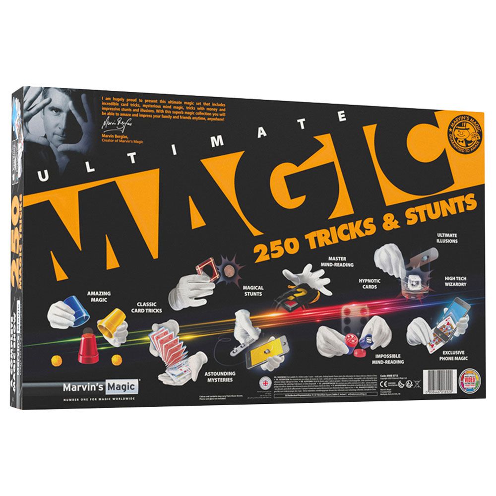 Marvin's Magic - Ultimate 250 Magic Tricks & Stunts Set