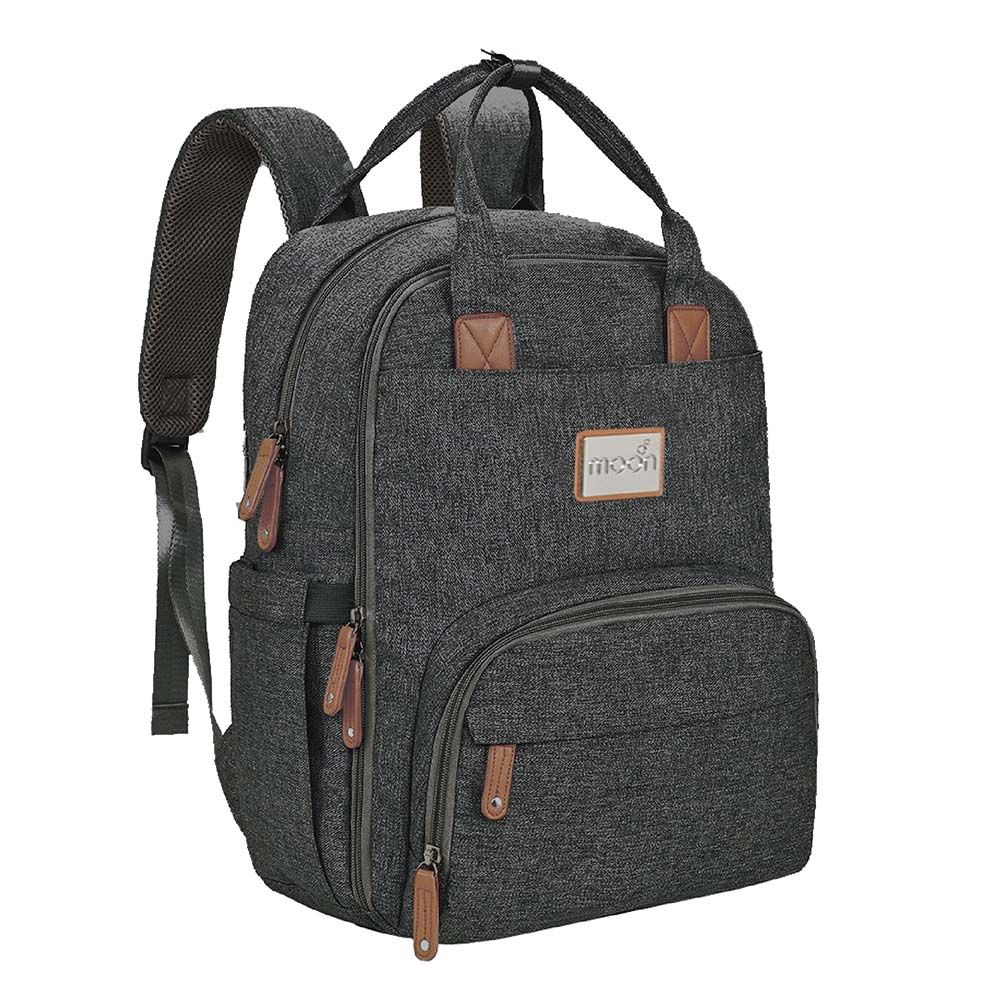 MOON - Kary Me Diaper Backpack - Travel Backpack Dark Grey