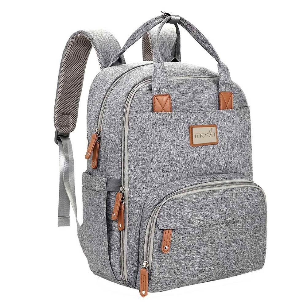 MOON - Kary Me Diaper Bag Backpack - Grey