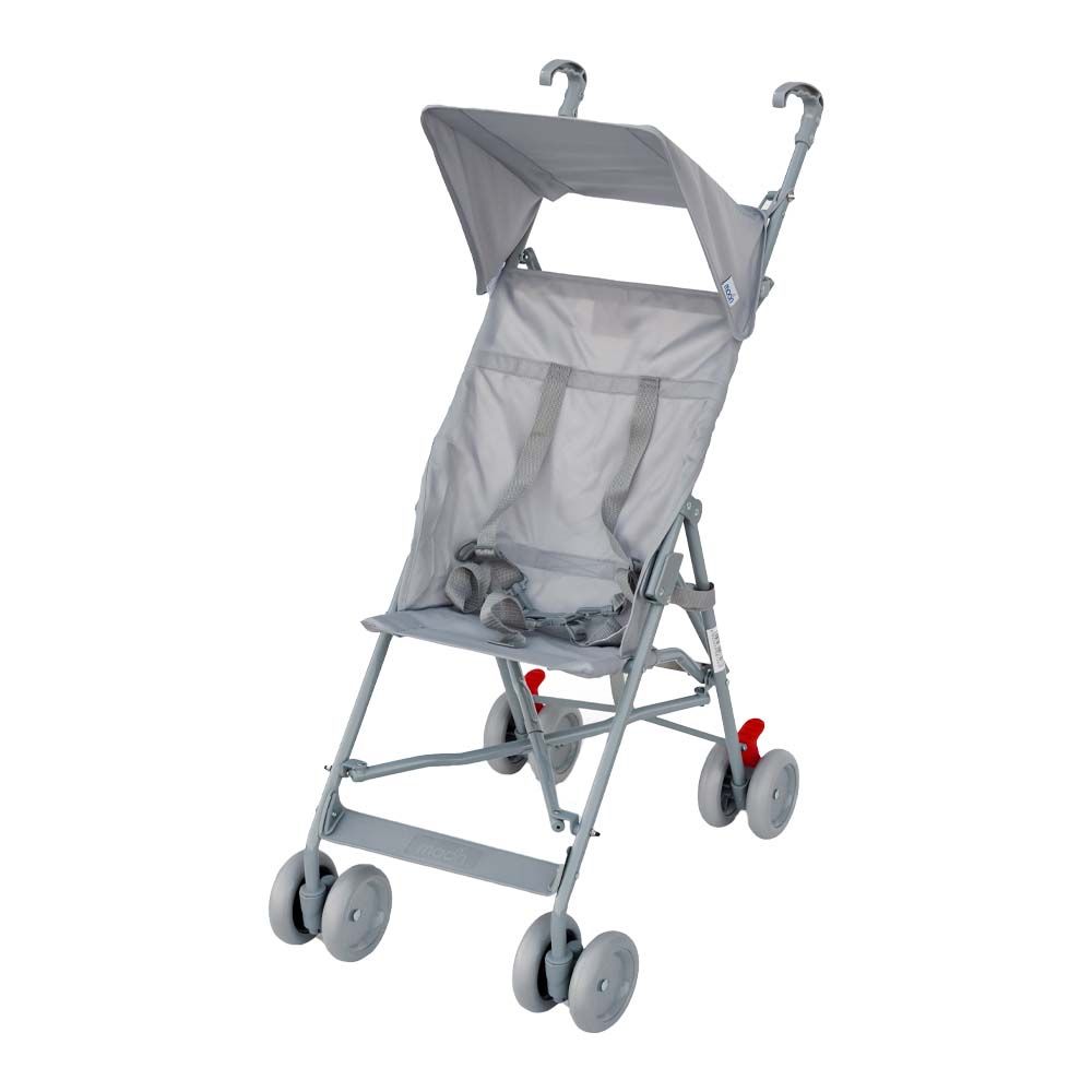 MOON - Jet-Light Weight/Compact Fold Buggy Stroller-Light Grey