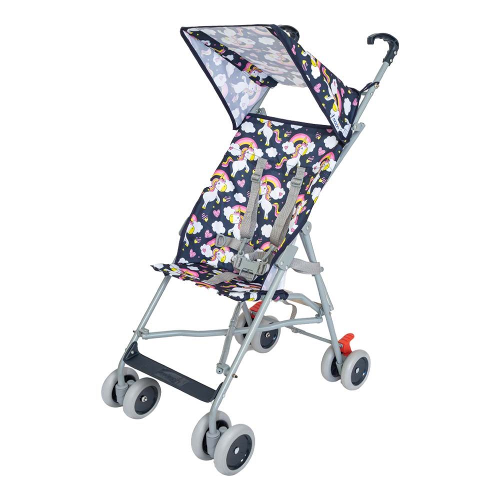 MOON - Jet-Ultra Light Weight/Compact Fold Buggy Stroller Unicorn