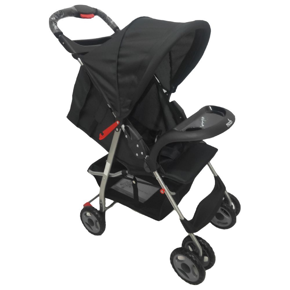 Moon - Bezik One Fold Stroller - Black