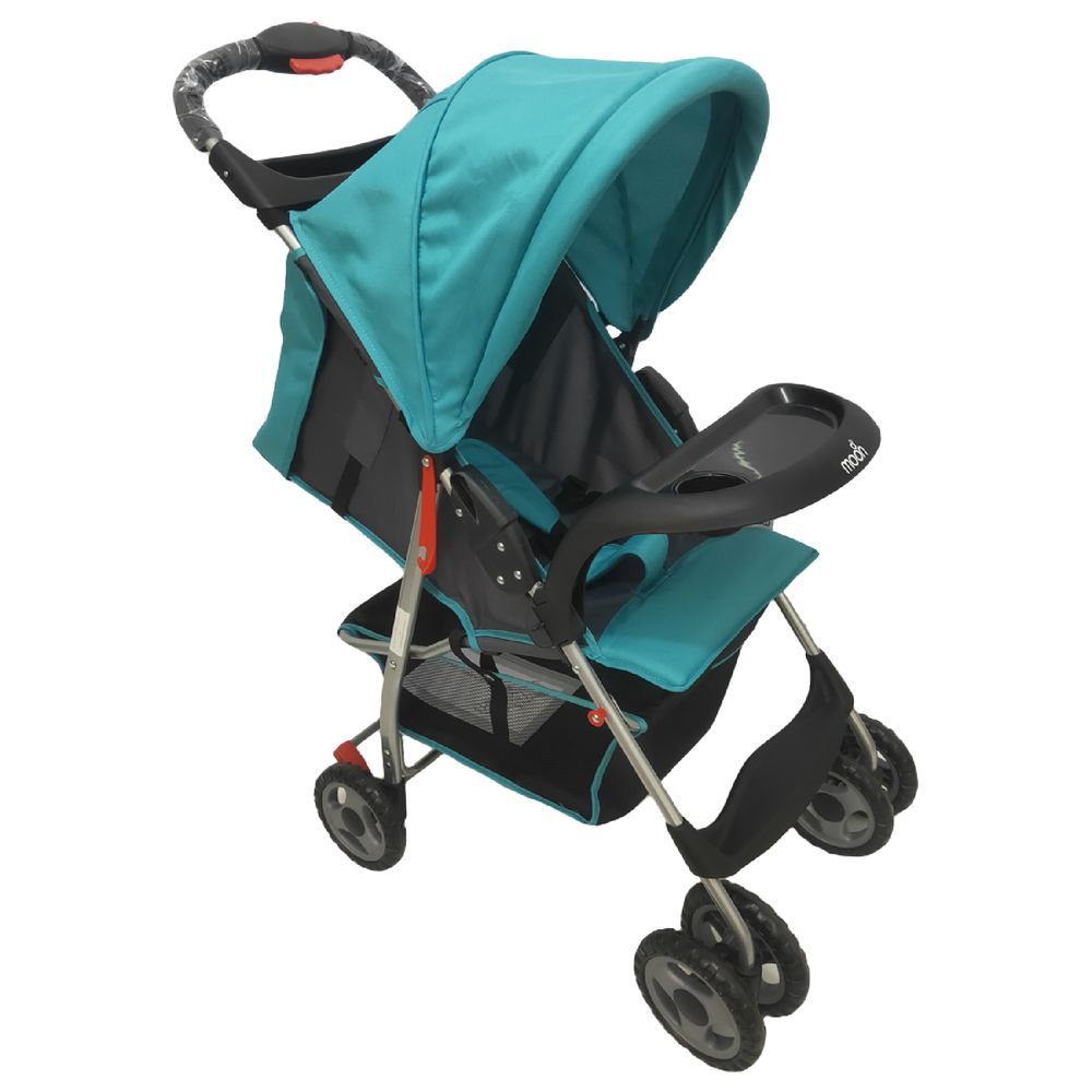 Moon - Bezik One Fold Stroller - Sea Blue