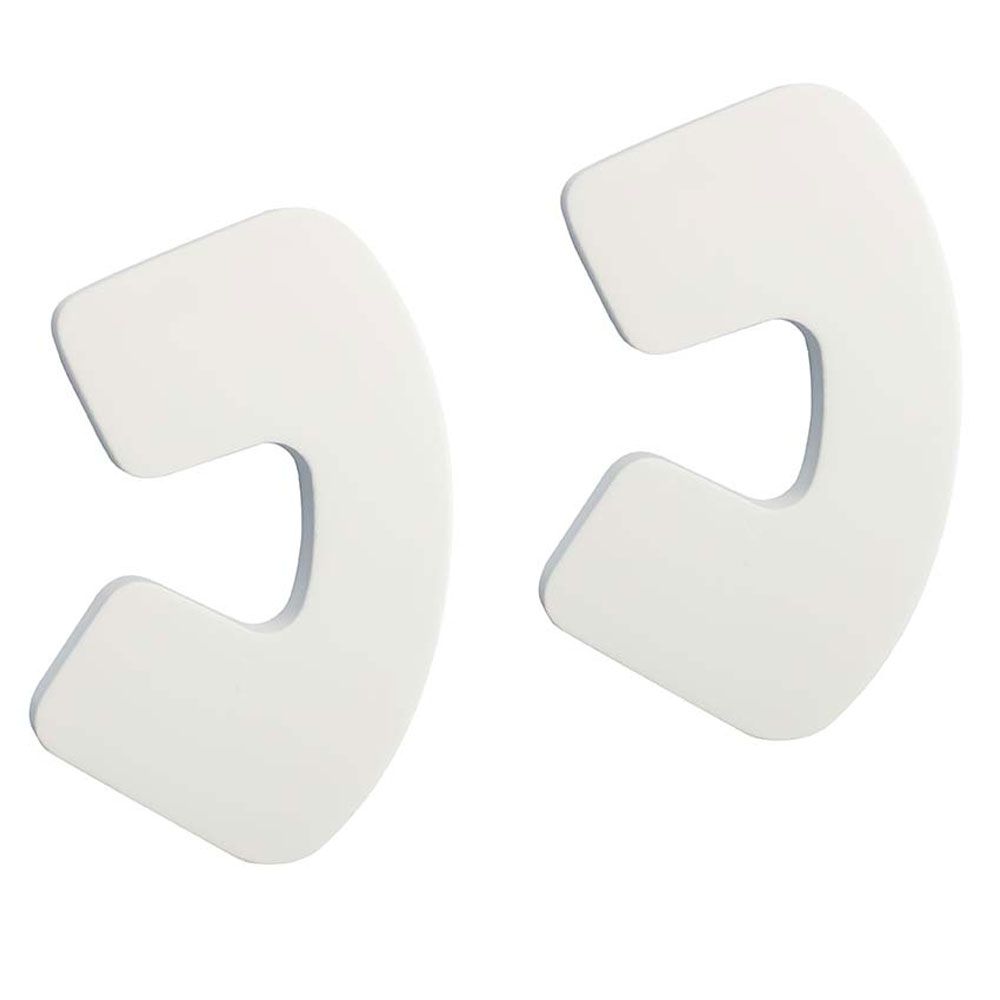 MOON - Square Shaped Finger Guard - White