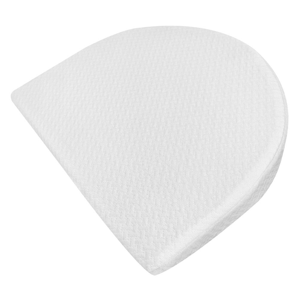 Moon - Organic Half Moon Universal Crib Wedge Pillow - White