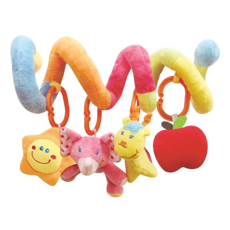 MOON - Spiral Activity Hanging Animal Toys For Stroller & Bed