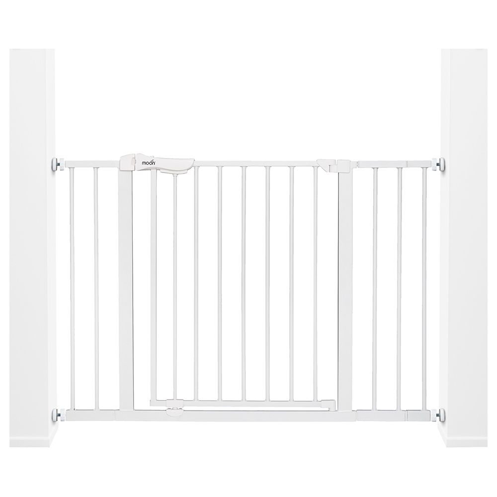 Moon - Safety Metal Gate 74.5-114 cm w/ Extension 7 & 14 cm