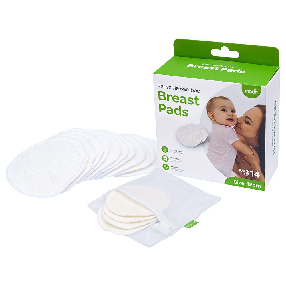 Moon - Reusable Breast Pads - 14pcs