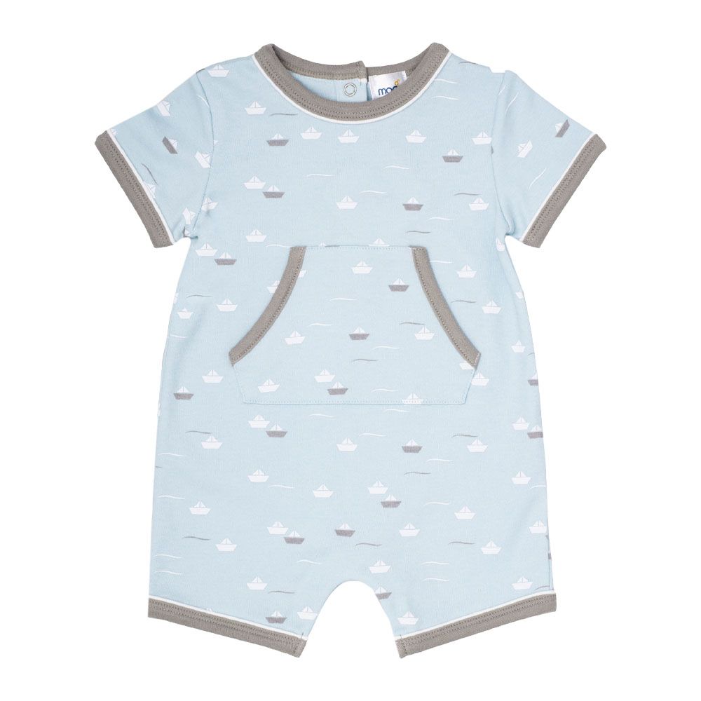 Moon - 100% Cotton Romper - Little Boat