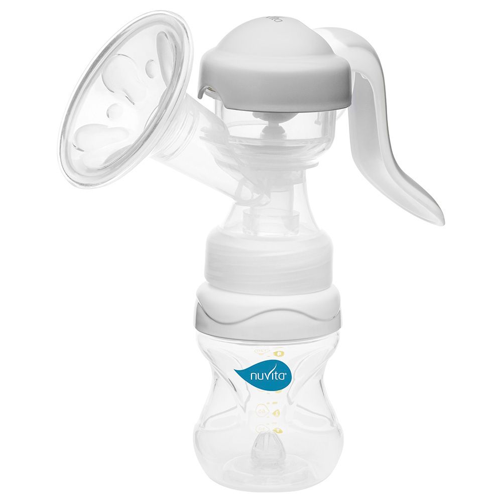 Nuvita - Materno Twist Rotatable Manual Breast Pump - White