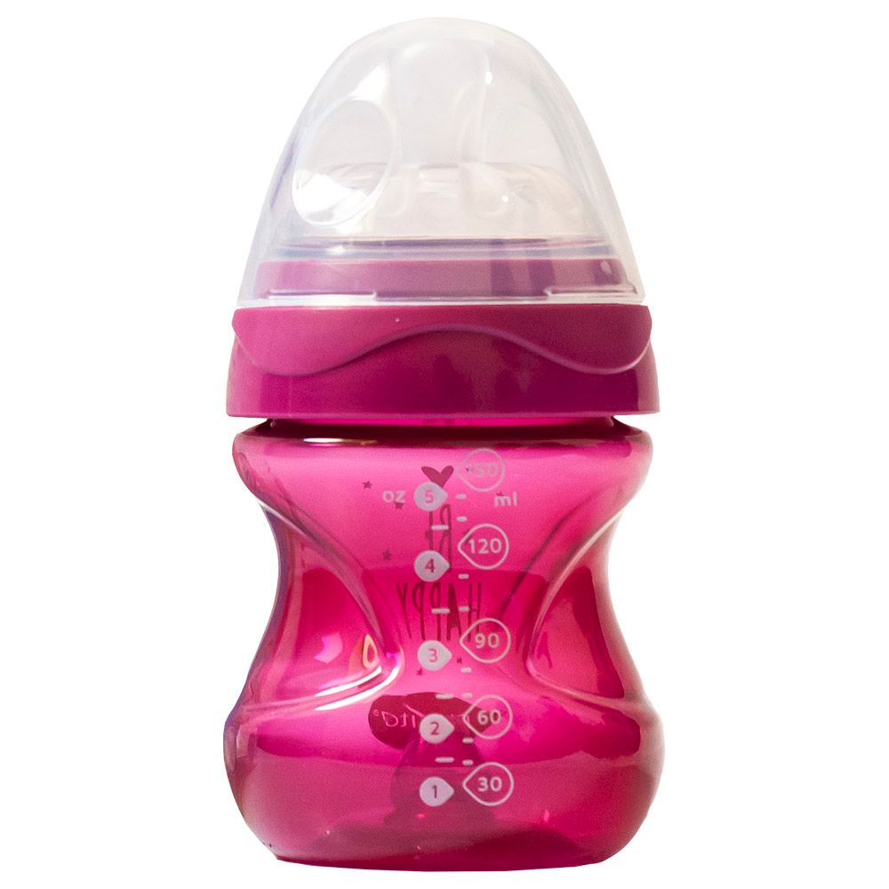 Nuvita - Mimic Cool Anti Colic Baby Bottles 150ml - Dark Pink