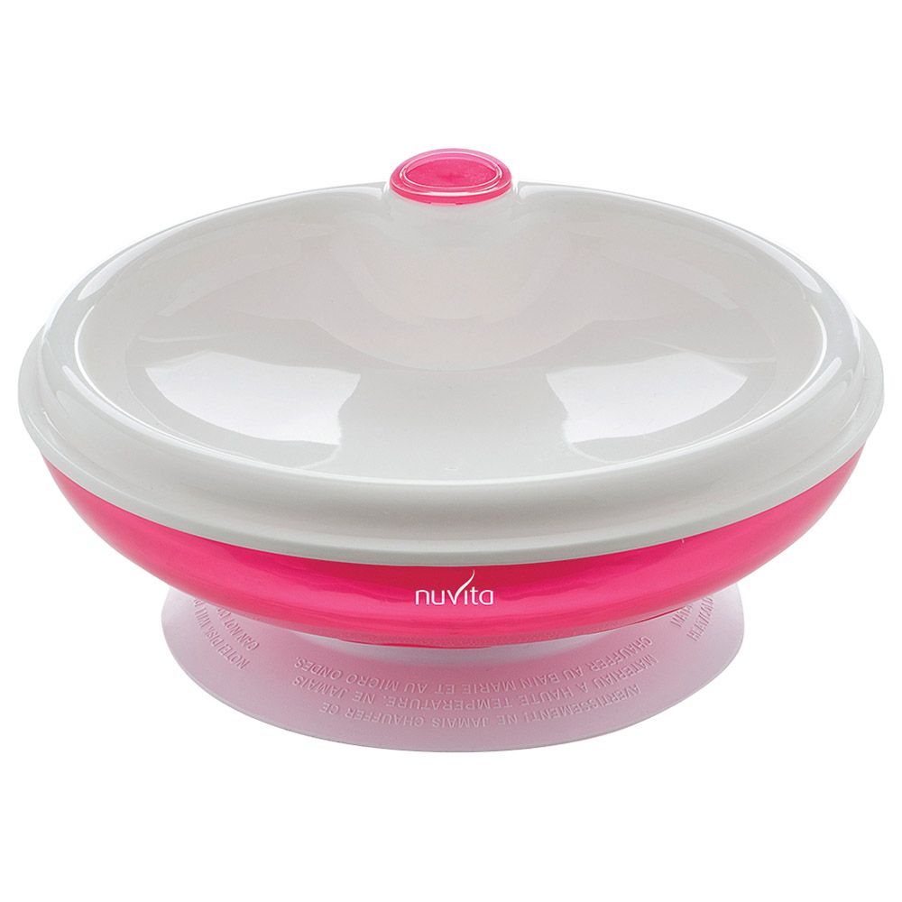 Nuvita - Warm Feeding Plate - Pink