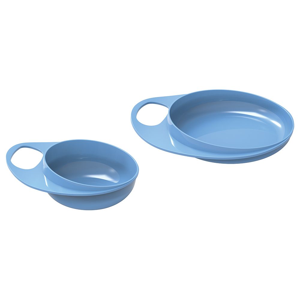 Nuvita - Feeding Easyeating Smart Bowl & Dish - Blue