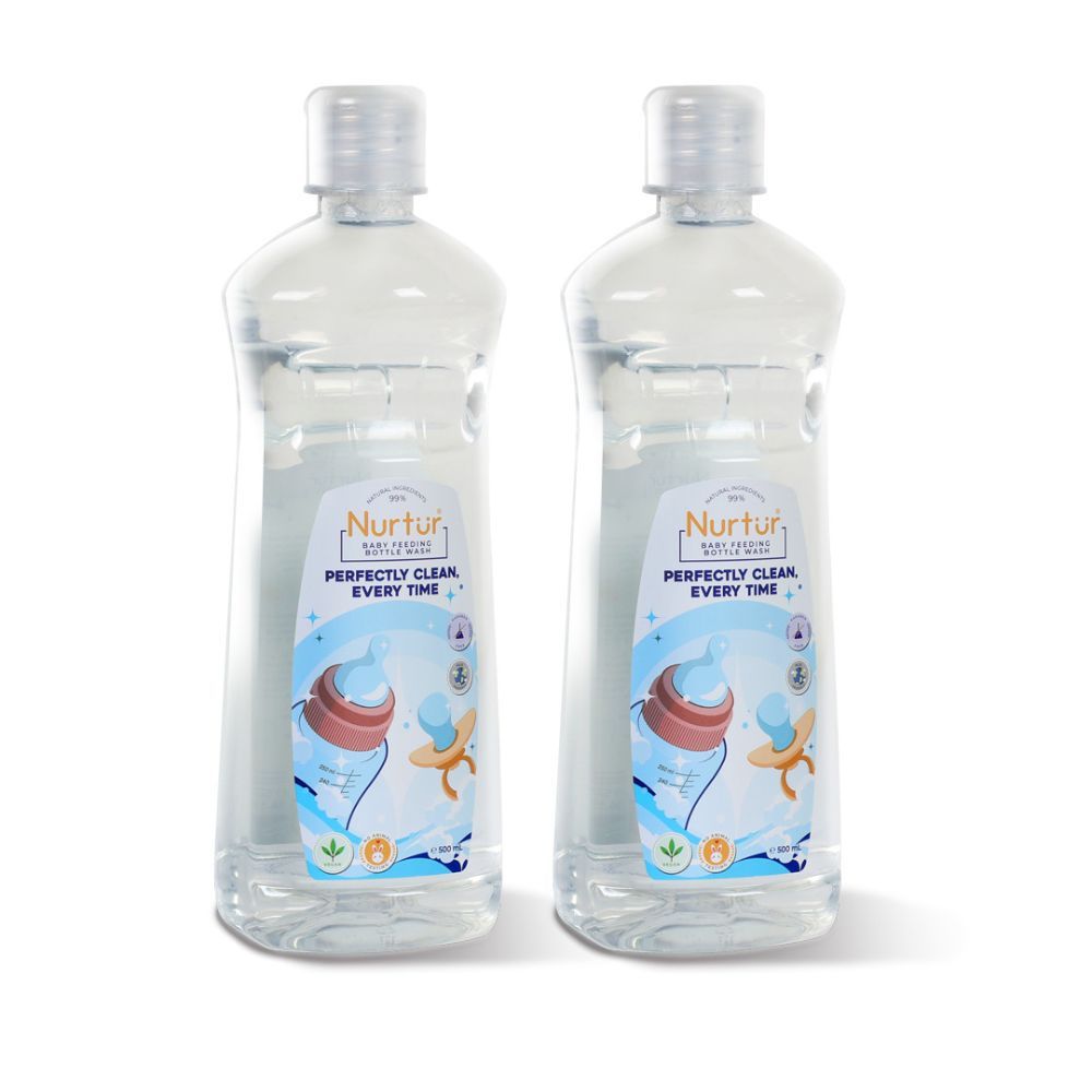 Nurtur - Baby Bottle & Toys Liquid Cleanser - Pack of 2 - 500ml