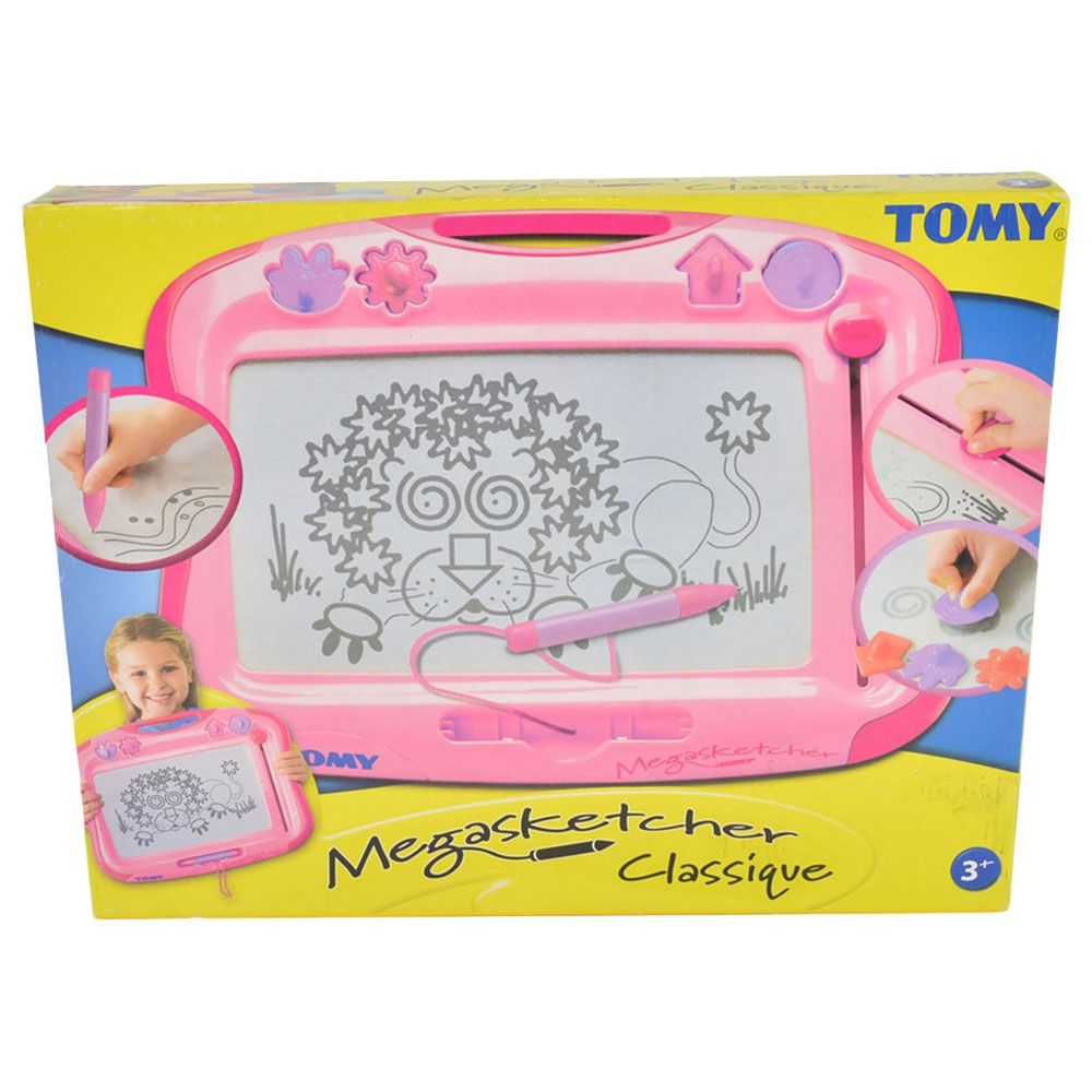 TOMY Megasketcher - Classic Wipe Board - Pink