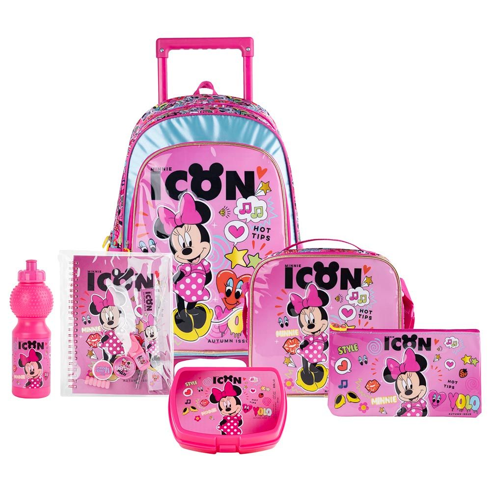 Disney - 6-In-1 Minnie Mouse Trolley Box Set - 18-Inch