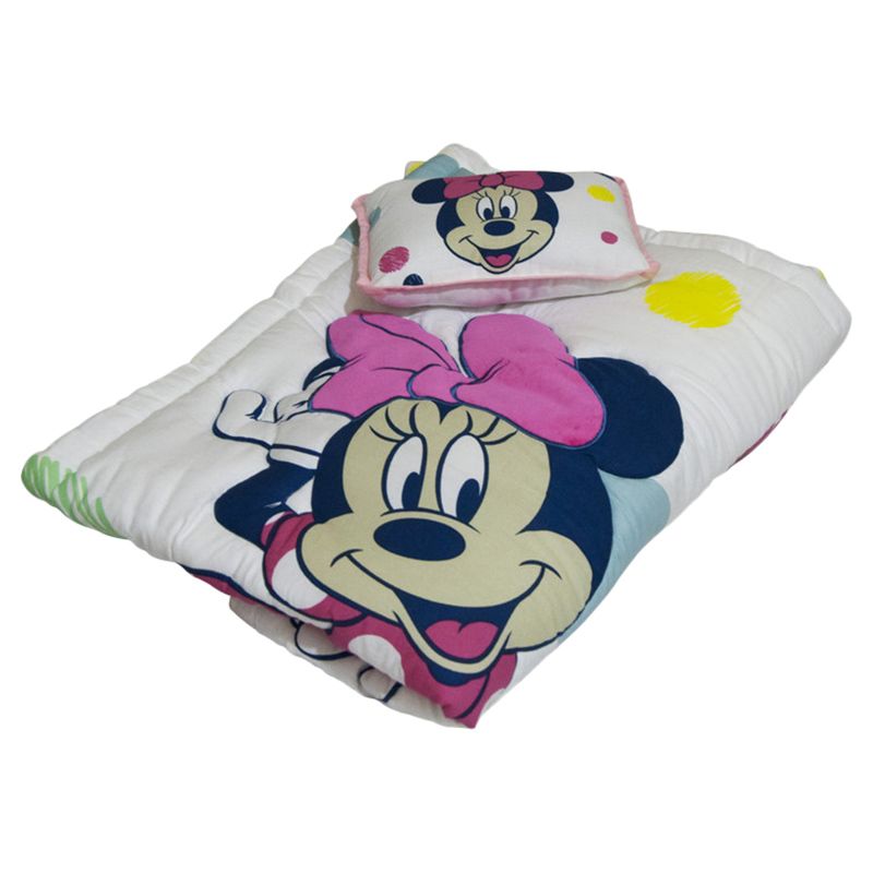 Disney Minnie Mouse Baby Comforter + Pillow Set