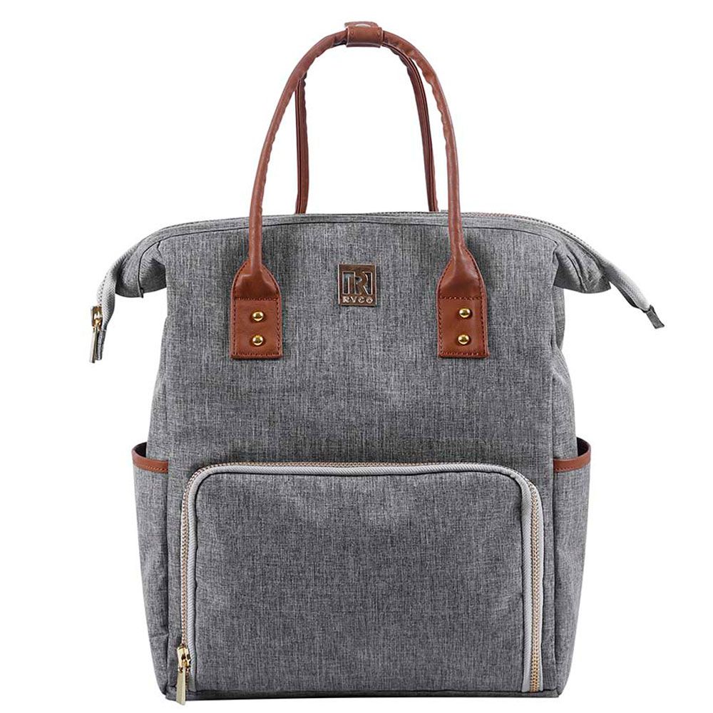 Ryco - 2-in-1 Madison Backpack & Diaper Bag - Grey