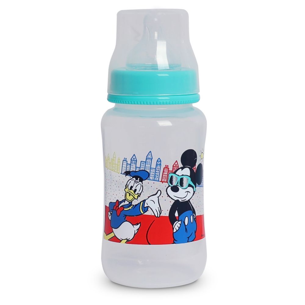 Disney - 11oz Wide Neck Baby Bottle 1pc - Blue