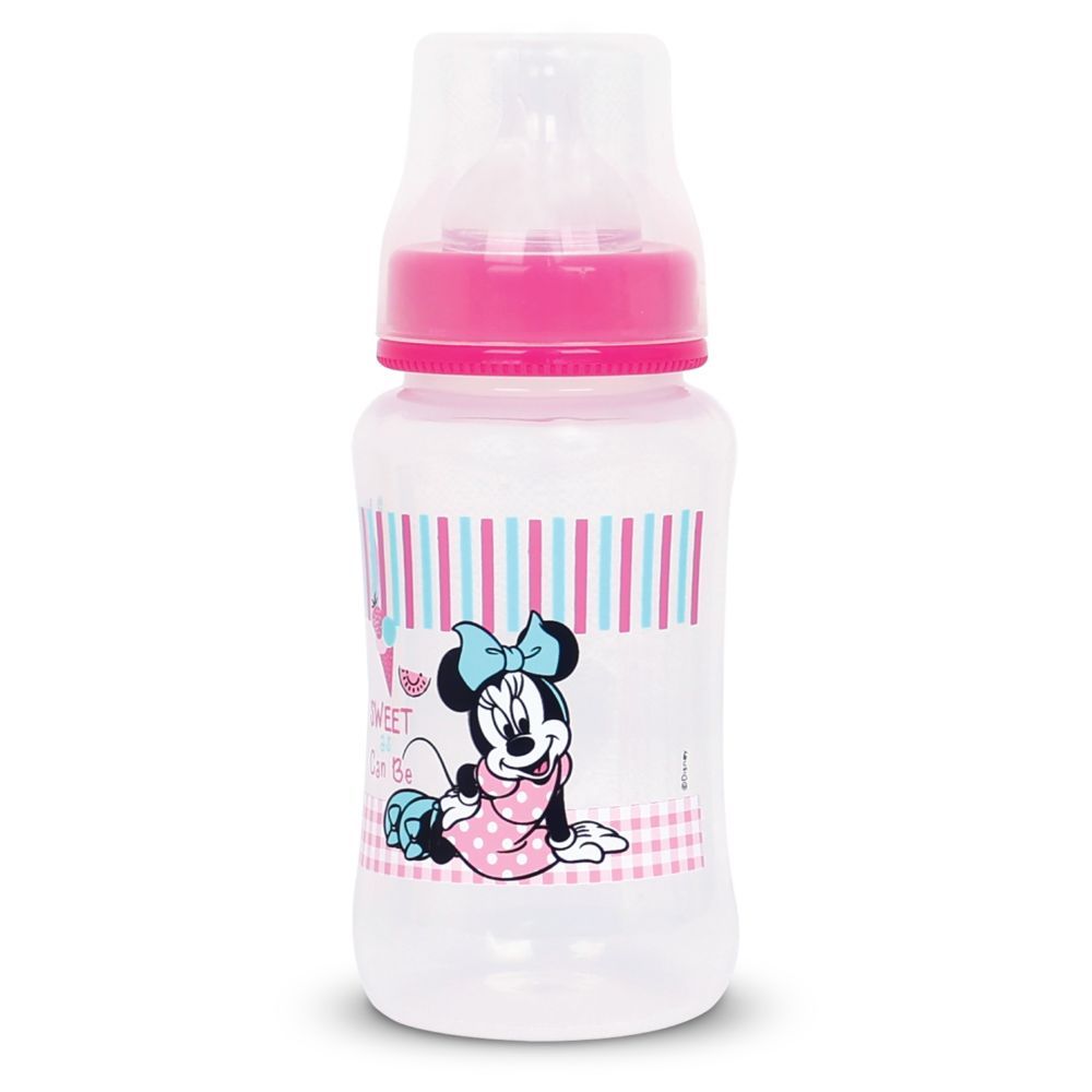 Disney - 11oz Wide Neck Baby Bottle 1pc - Pink