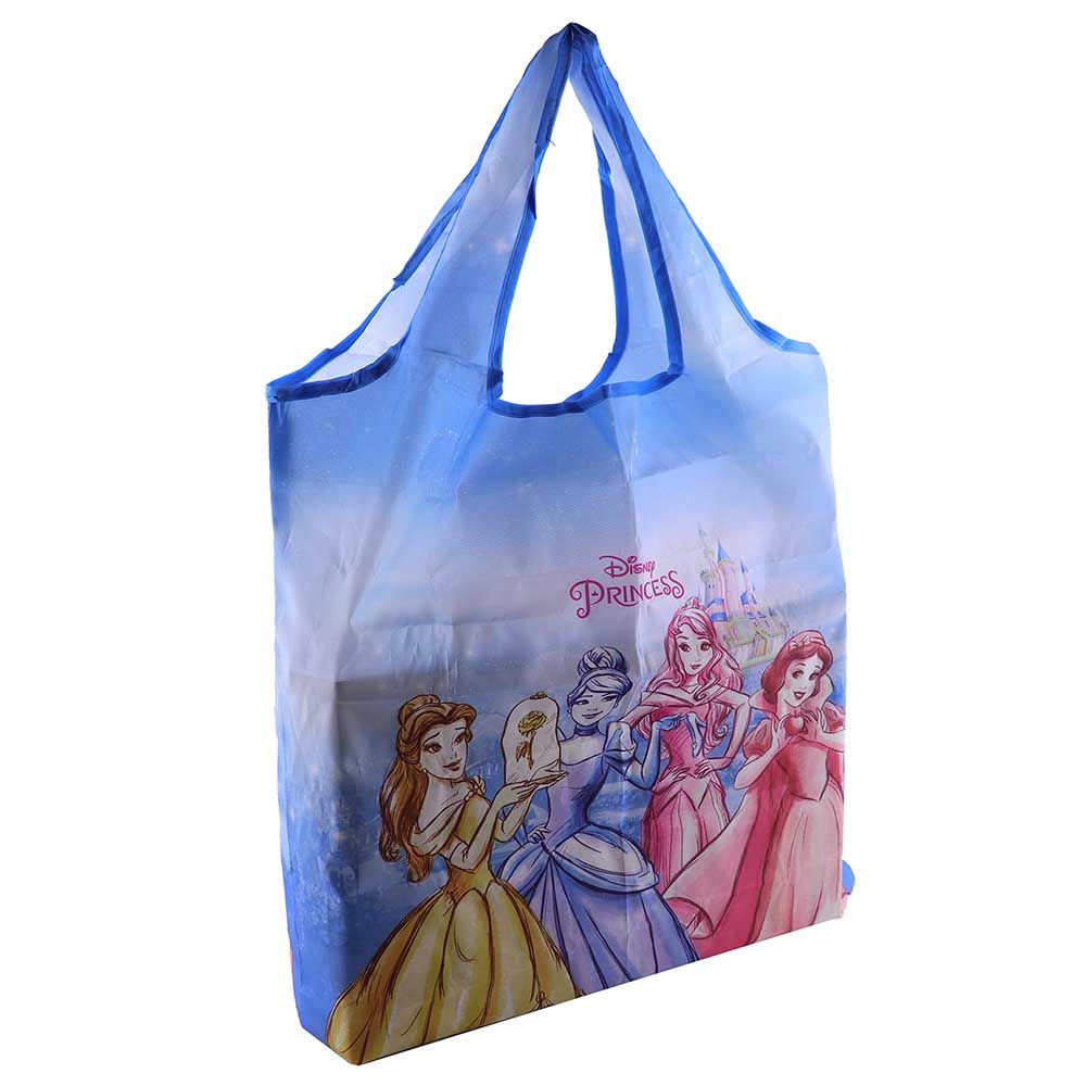 Disney - Princess Foldable Travel/Shopping Bag - Blue