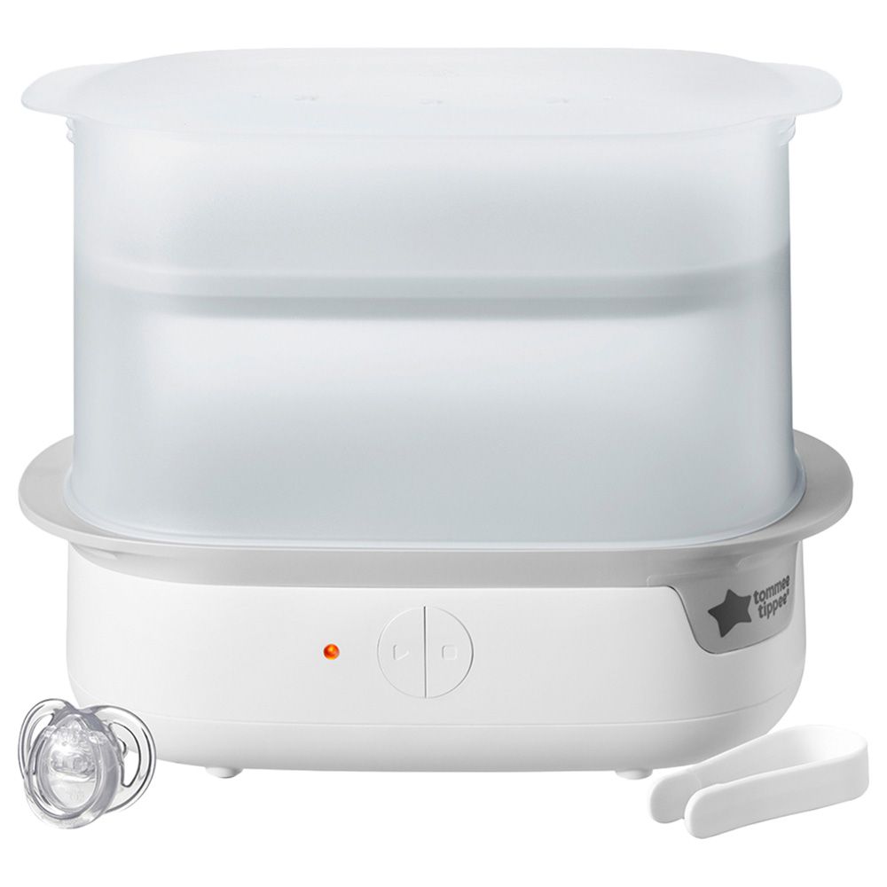 Tommee Tippee Advanced Steam Electric Steriliser for Baby Bottles - White