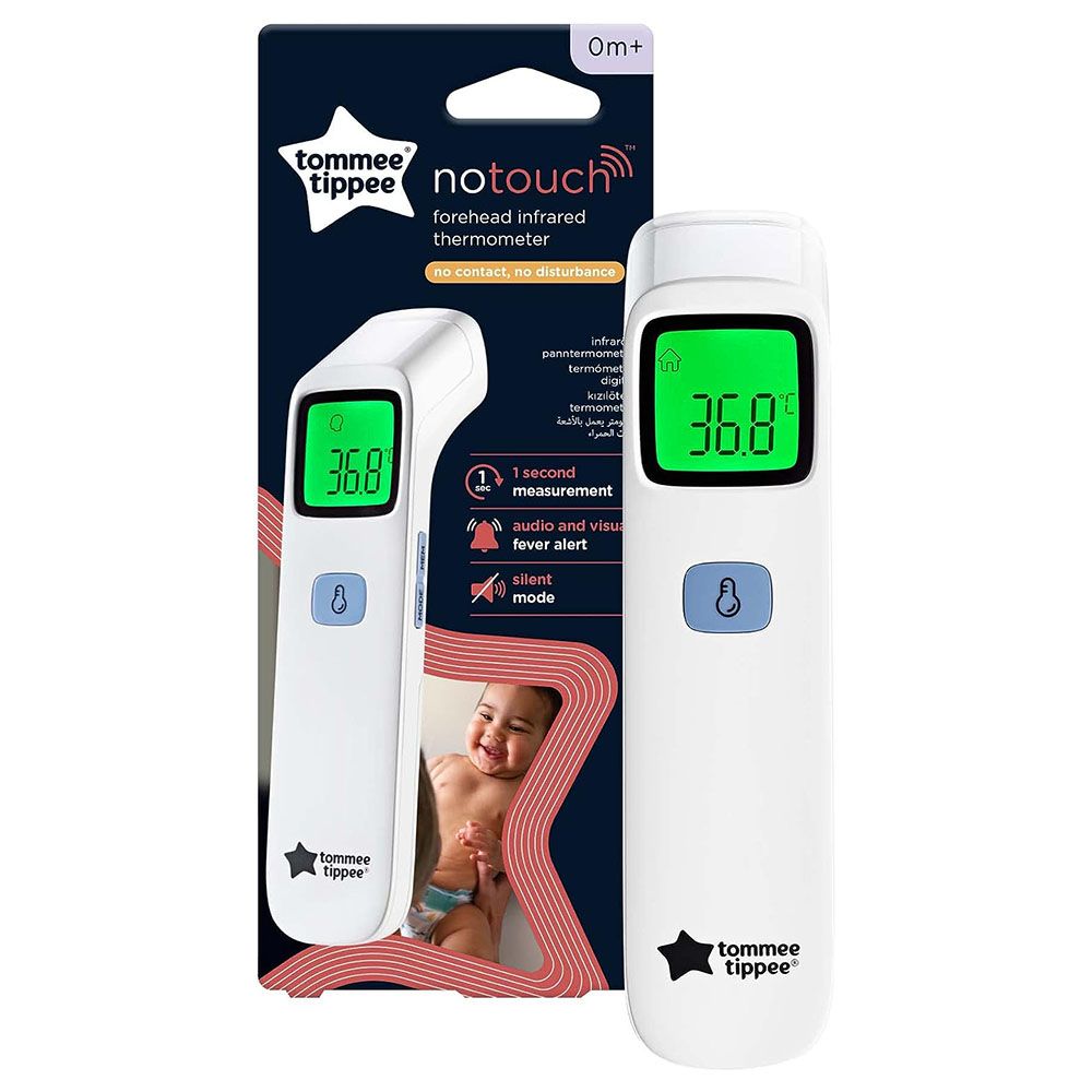 Tommee Tippee - Notouch Digital Baby Thermometer - White 