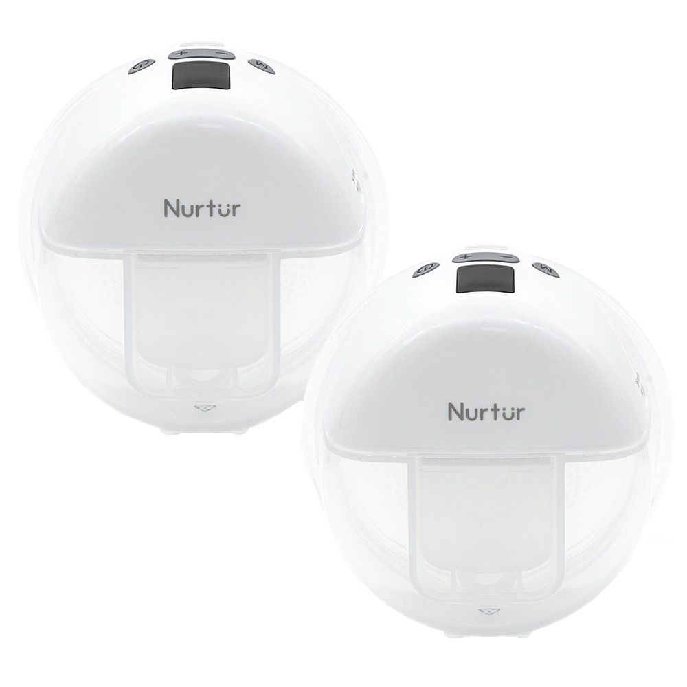 Nurtur Cozi - Portable Electric Breast Pump - White - 150ml - 2pcs