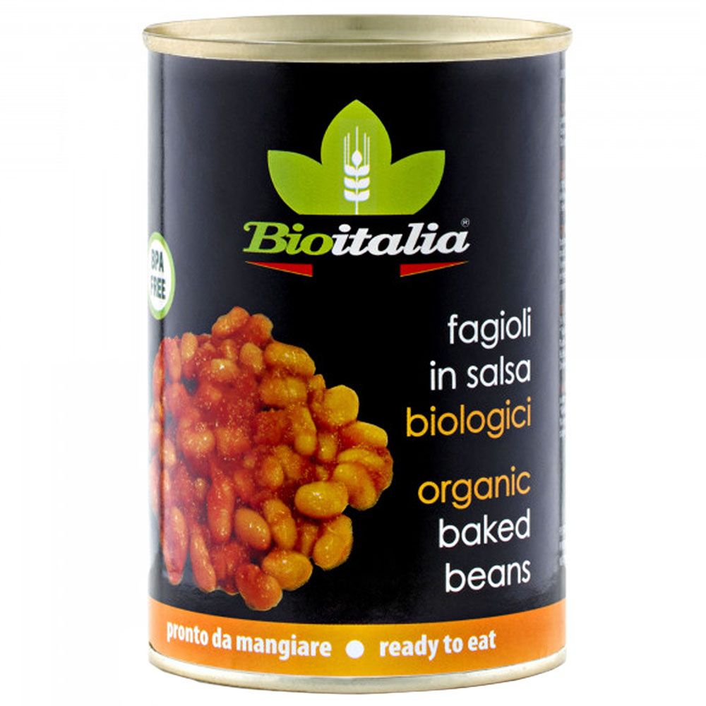 BioItalia - Organic Baked Beans In Tomato Sauce 400g 