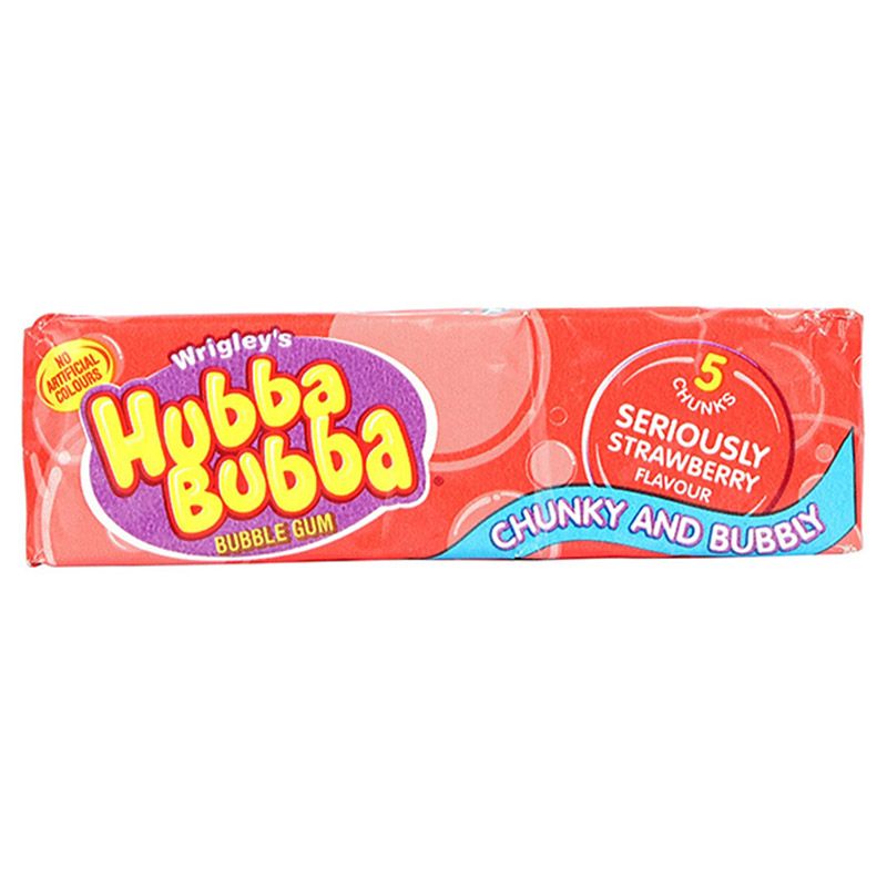 Hubba Bubba - Seriously Strawberry Bubble Gum 35g