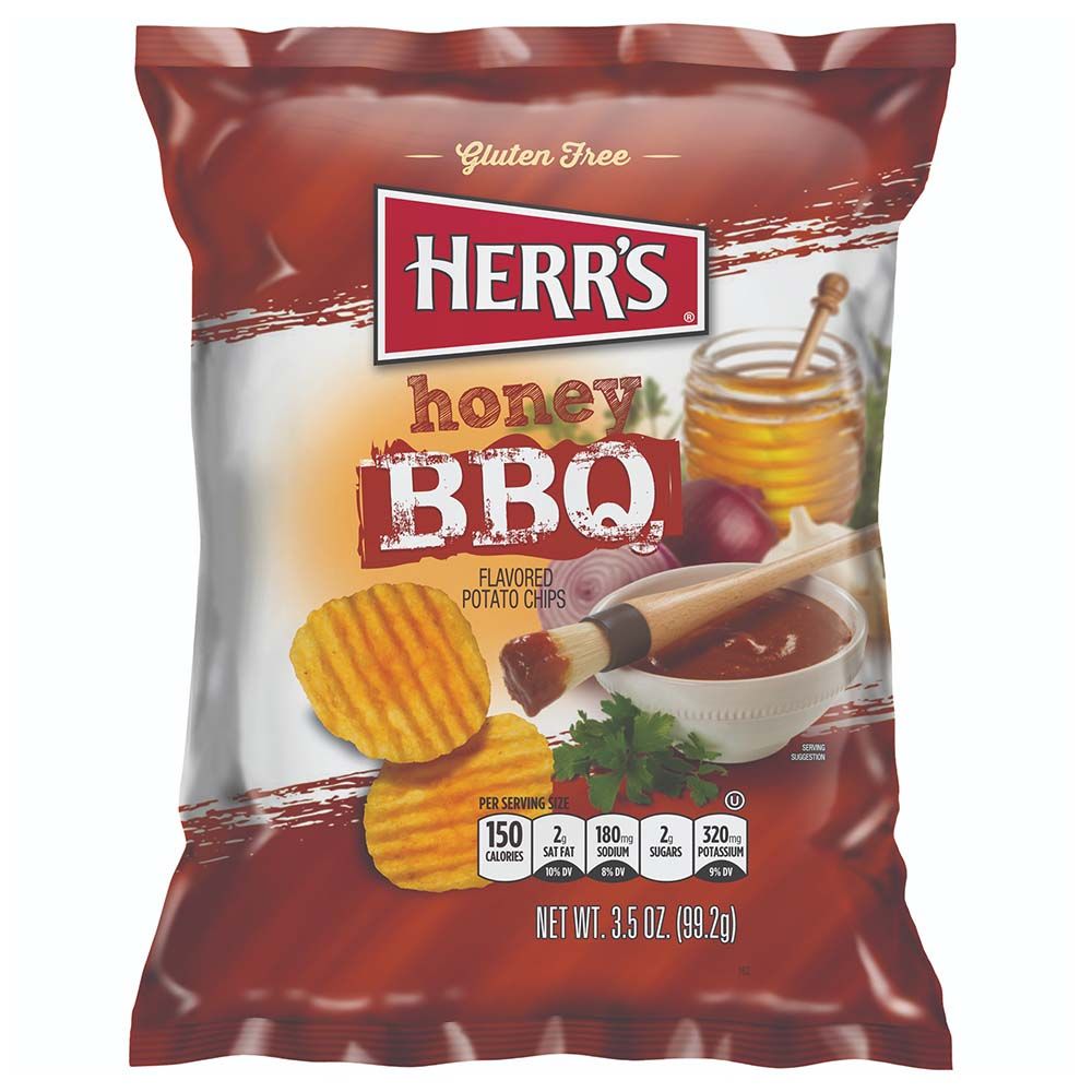 Herr's - Honey BBQ Potato Chips 99.2g